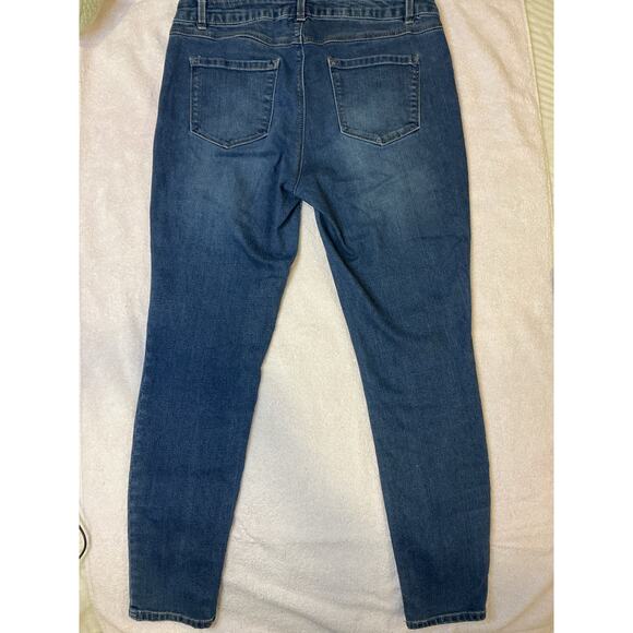 d.jeans Women’s Skinny Jeans Medium Wash Stretch Denim Size 12 - Picture 7 of 7